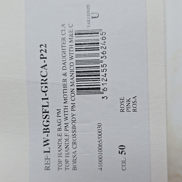 Lanvin Top Handle Mother And Daugther Pink Goatskin Crossbody Bag New With Tags - Picture 8 of 14